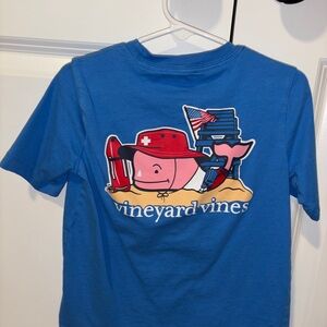 Vineyard Vines Kids Blue Graphic Tee